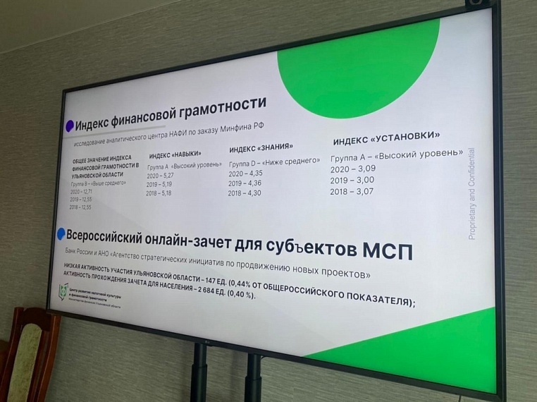 25 июня состоялось заседание Межведомственной координационной комиссии по реализации региональной программы «Повышение финансовой грамотности населения Ульяновской области на 2020-2023 годы».